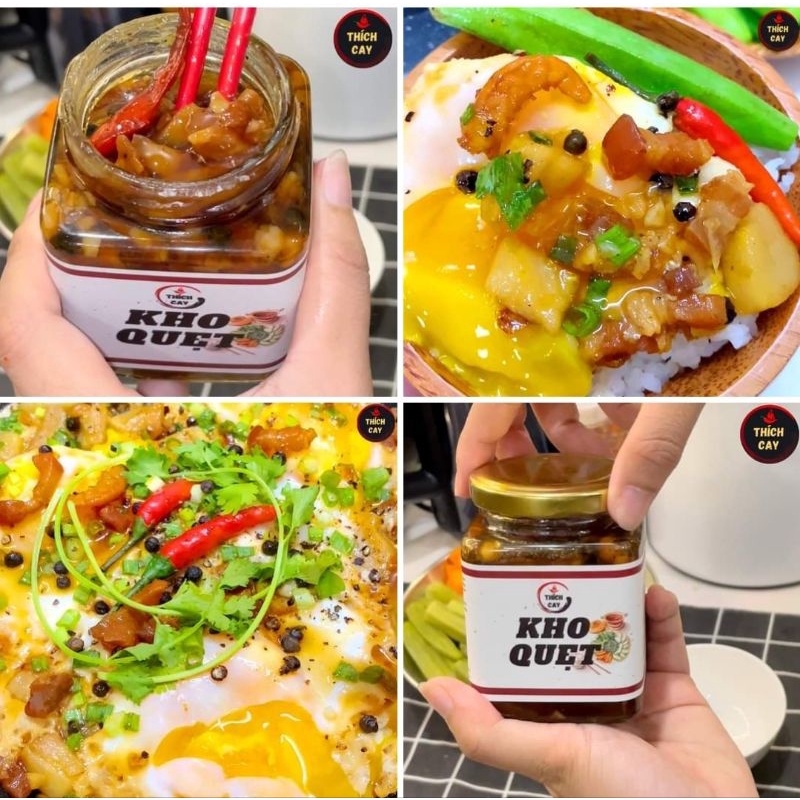 Kho Quẹt Thích Cay, Kho Tiện Lợi, Tôm Khô, Ba Chỉ, Tóp Mỡ, Ngon, Ẩm Thực Việt Nam, Đặc Sản Việt