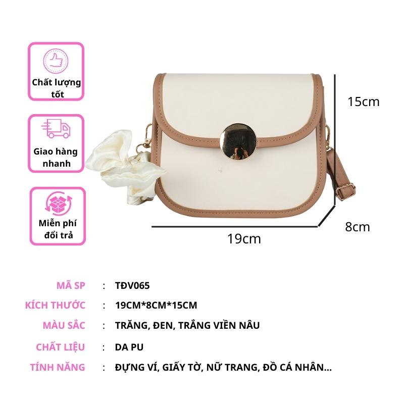 Túi xách nữ đeo vai đi chơi thời trang sang chảnh phong cách Hàn Quốc da PU OLUKA STORE TĐV065