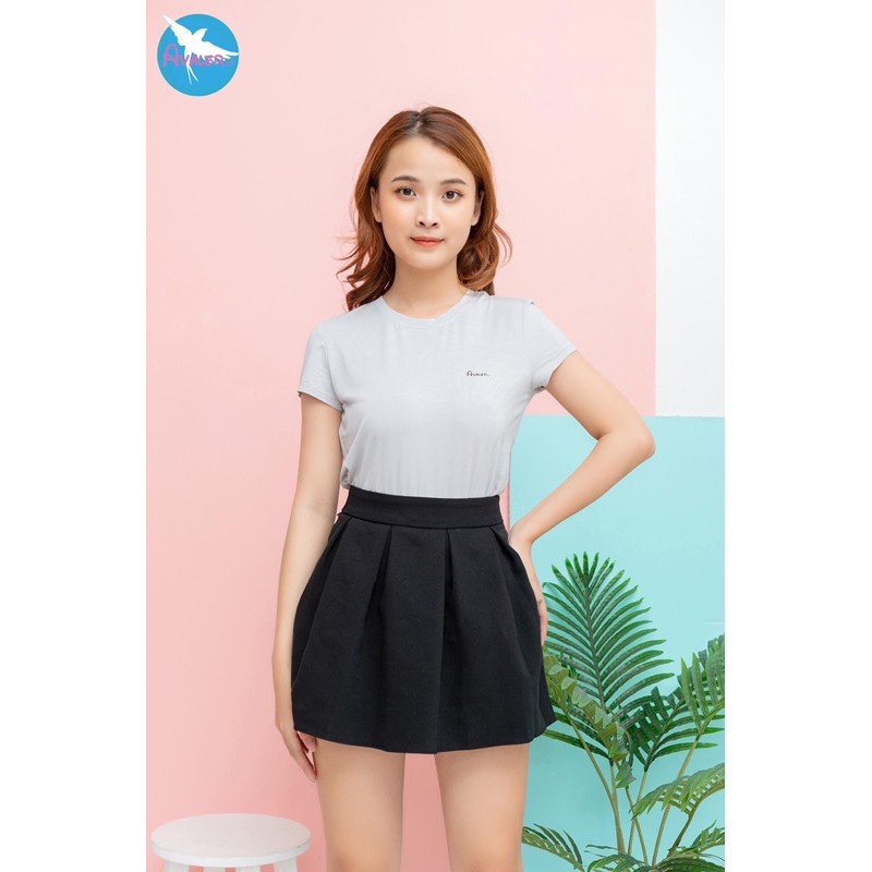 Áo phông nữ Avaler sợi tre cô tròn