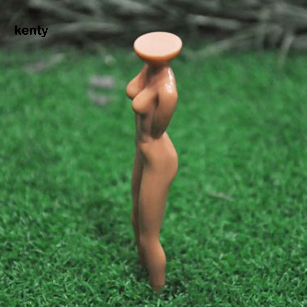 Kt_bộ 10 Giá Đỡ Bóng Golf Bằng Nhựa Thiết Kế Hình Cô Gái Nude Chơi Golf