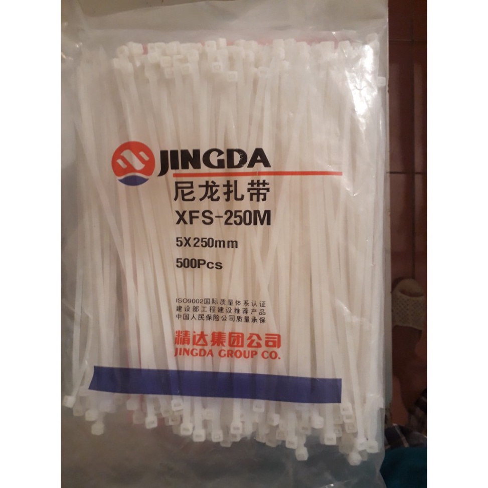 Dây thít 250mm sợi dẻo dai, vô cùng chắc chắn. 15000 100g