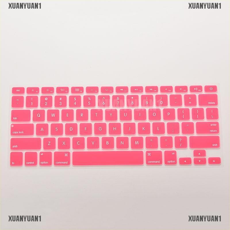 【XUANYUAN1】Silicone Keyboard Skin Cover Case for Macbook Air Pro 13" 15" 17" I