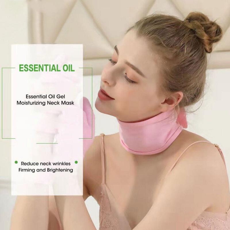 Mặt Nạ Cổ Dạng Gel Dưỡng Ẩm Làm Săn Chắc Và Trắng Da Chống Nếp Nhăn Cho Nữ