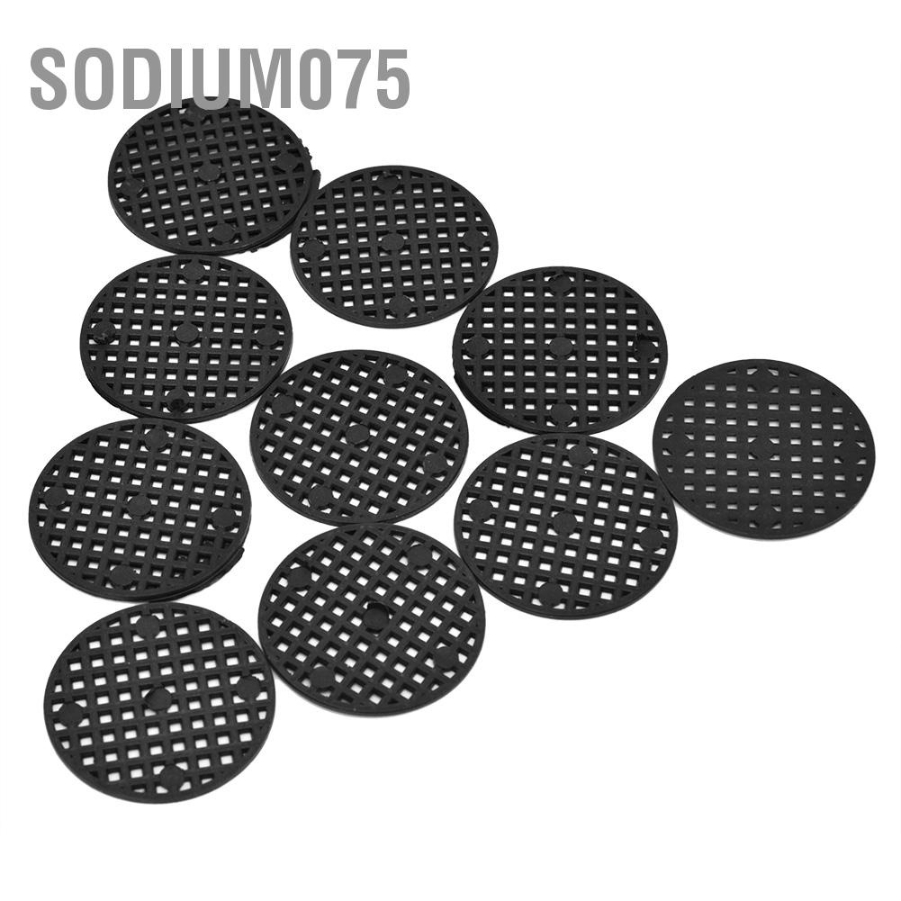 Hàng Hot 10PCS Làm vườn Chậu hoa Lỗ lưới Tấm lót thực vật Chậu cây cảnh Lưới phía dưới Hàng giao ngaySodium075