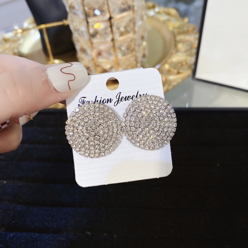 Bông tai đá đi tiệc cao cấp