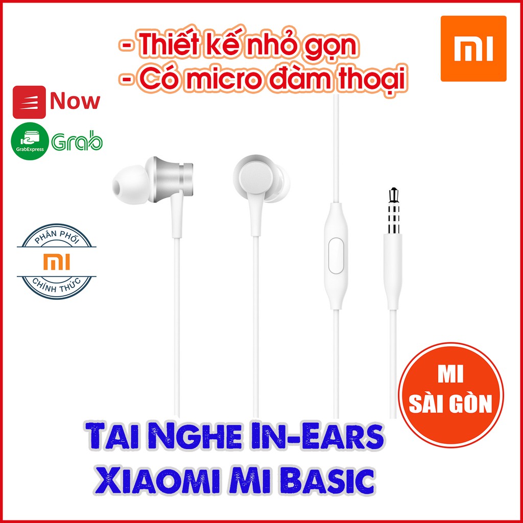 (Digiworld)Tai nghe Xiaomi Basic Gen 2 (Trắng/Đen)