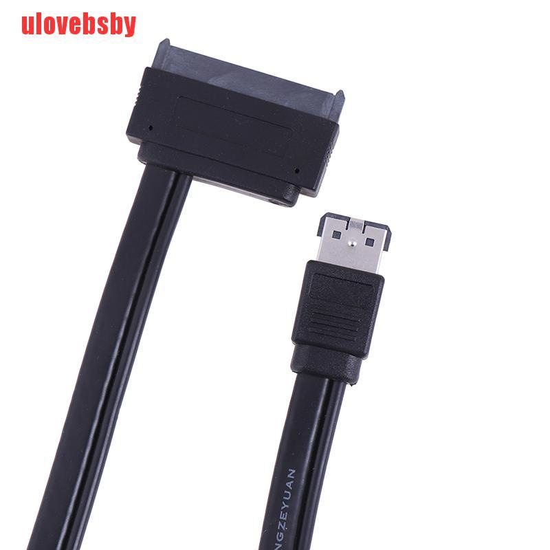 [ulovebsby]Power esata usb 2.0 5v 12v combo to 2.5'' 3.5'' 22pin sata hdd adapter cable