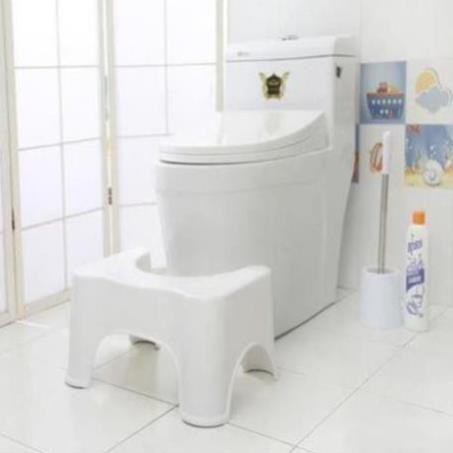 HÀNG MỚI Ghế kê chân toilet chống táo bón Chefman - Ghế kê chân đi vệ sinh Tặng kèm 2 kẹp đuổi muỗi NEW 2019