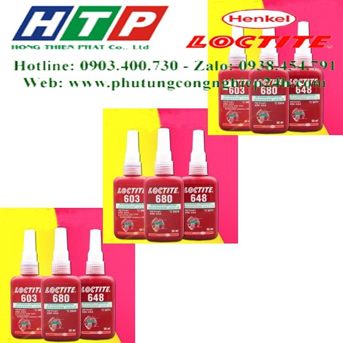 Loctite 680 loại 50ml chống xoay màu xanh lá