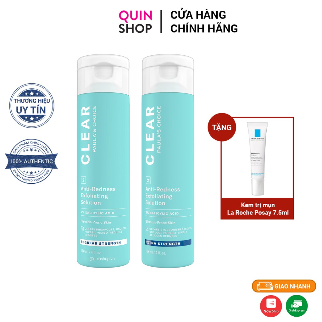 Tẩy Da Chết Hóa Học Paula’s Choice Clear Anti - Redness Exfoliating Solution