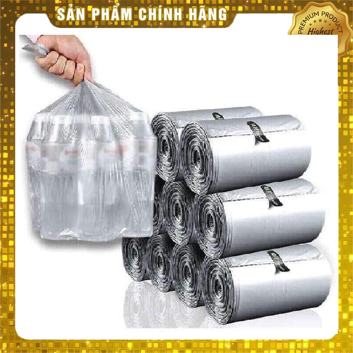 TÚI ĐỰNG RÁC TỰ TIÊU MÀU BẠC CUỘN 110 CÁI ( ĐIỆN MÁY NỘI ĐỊA TRUNG )