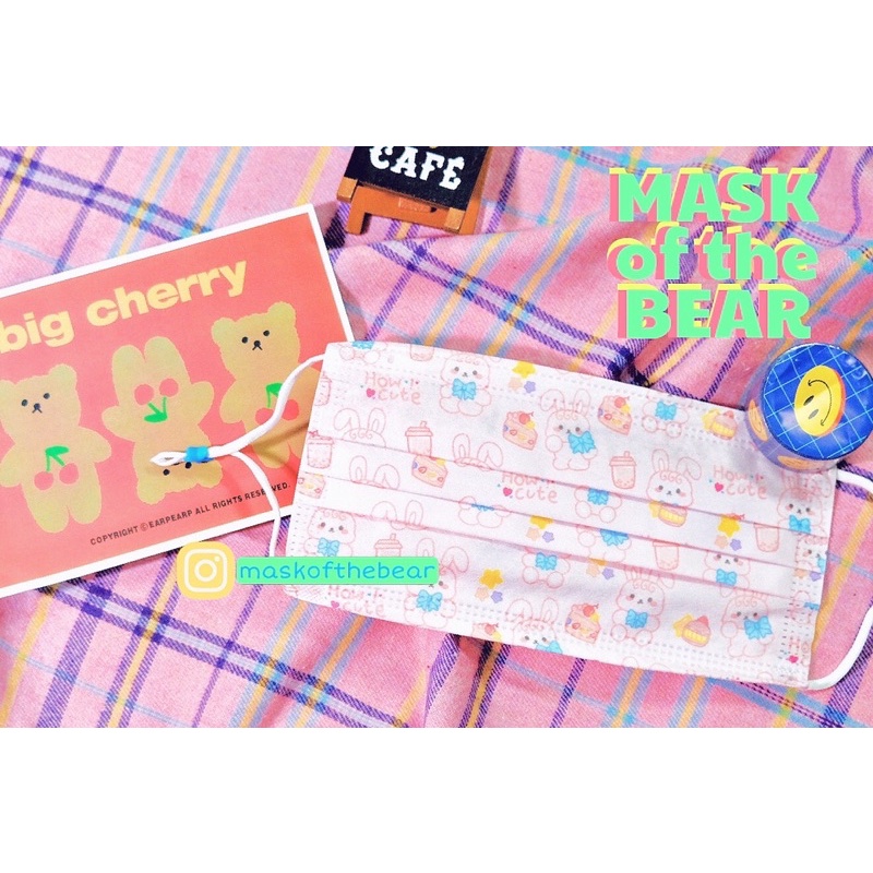 Khẩu trang in hình gấu Mask of the bear