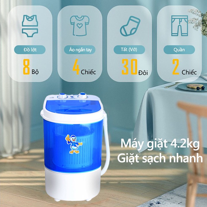 [ SỈ - LẺ ] Máy giặt quần áo giày dép mini tiết kiệm thời gian cho các mẹ [ BH - 12 Tháng]