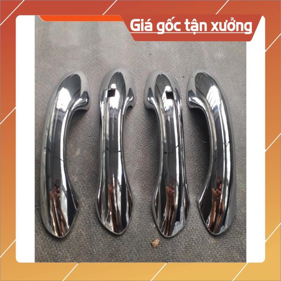 [Bb127] Shop bán sp  Bộ 4 Ốp Tay năm cửa Mạ crom Xe Hyundai Santafe form 2019 ảnh thật NN915