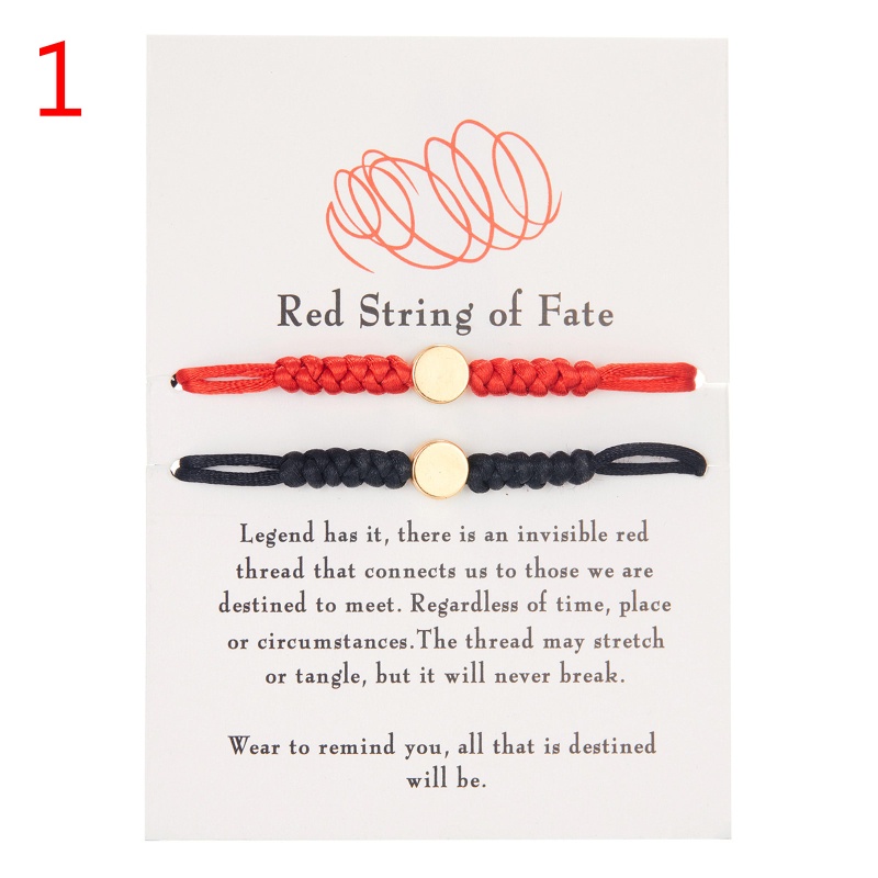 Set 2 Vòng Tay Bện Dây Handmade Có Thể Điều Chỉnh