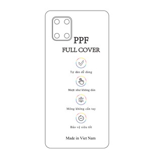 Dán dẻo PPF Samsung Note 10 Lite mặt sau và cường lực camera