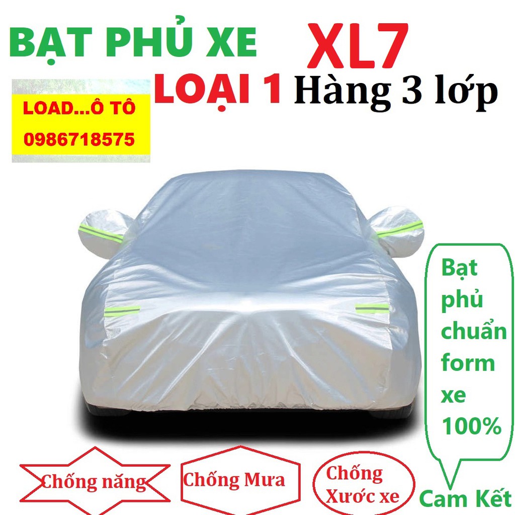 Bạt Phủ Xe Suzuki XL7 3 lớp Chống Nắng Cao Cấp