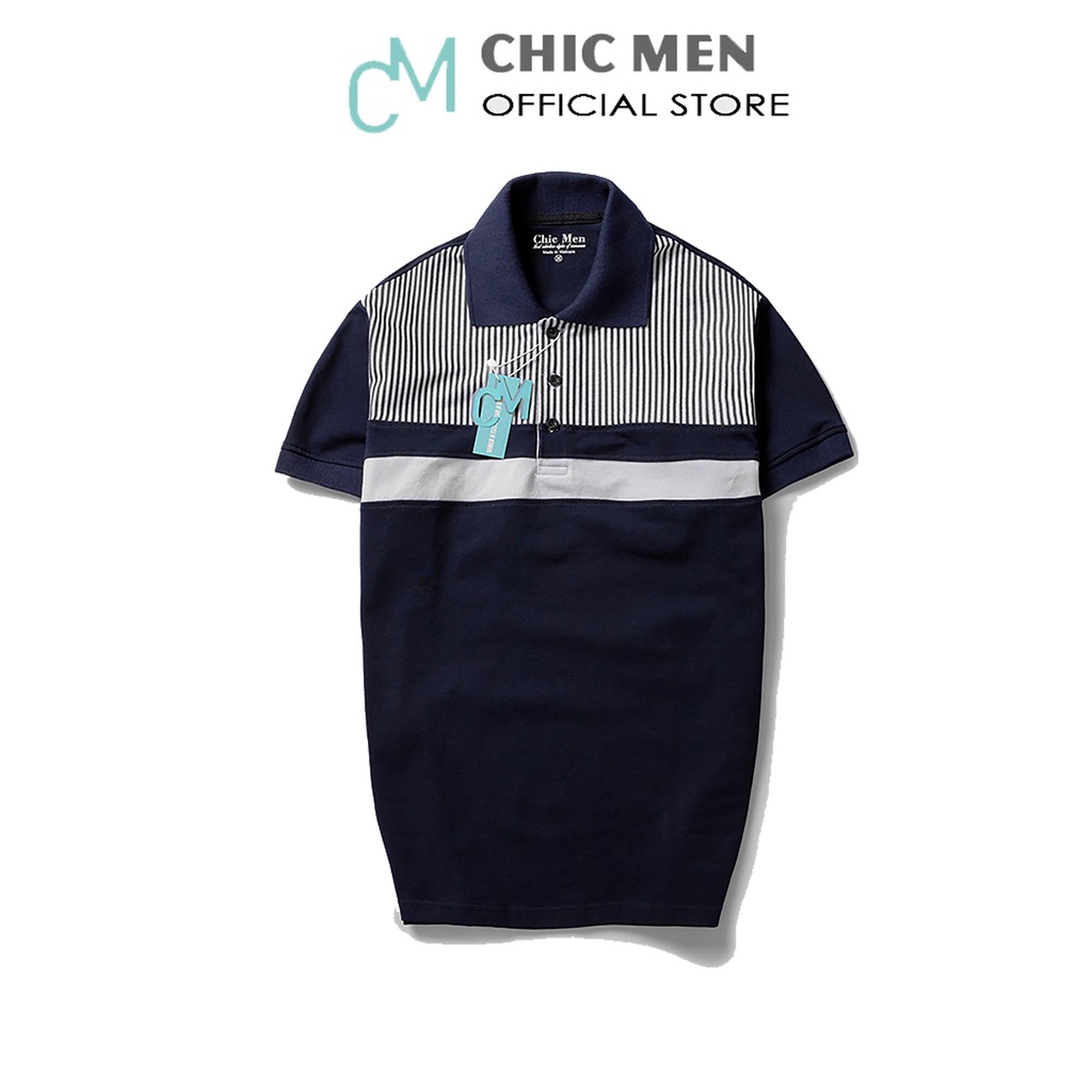 Áo POLO nam cổ bẻ, form regular CVC, vải cá sấu Cotton - CHICMEN