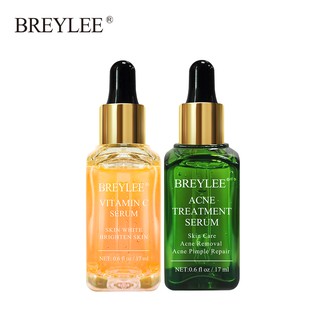 Bộ 2 Serum Vitamin C Và Serum Giảm Mụn BREYLEE 17ml