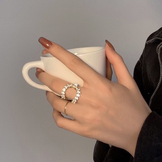 [Mã SKAMLTSM9 giảm 10% đơn 99K] Set nhẫn 2 chiếc đá to ảnh thật