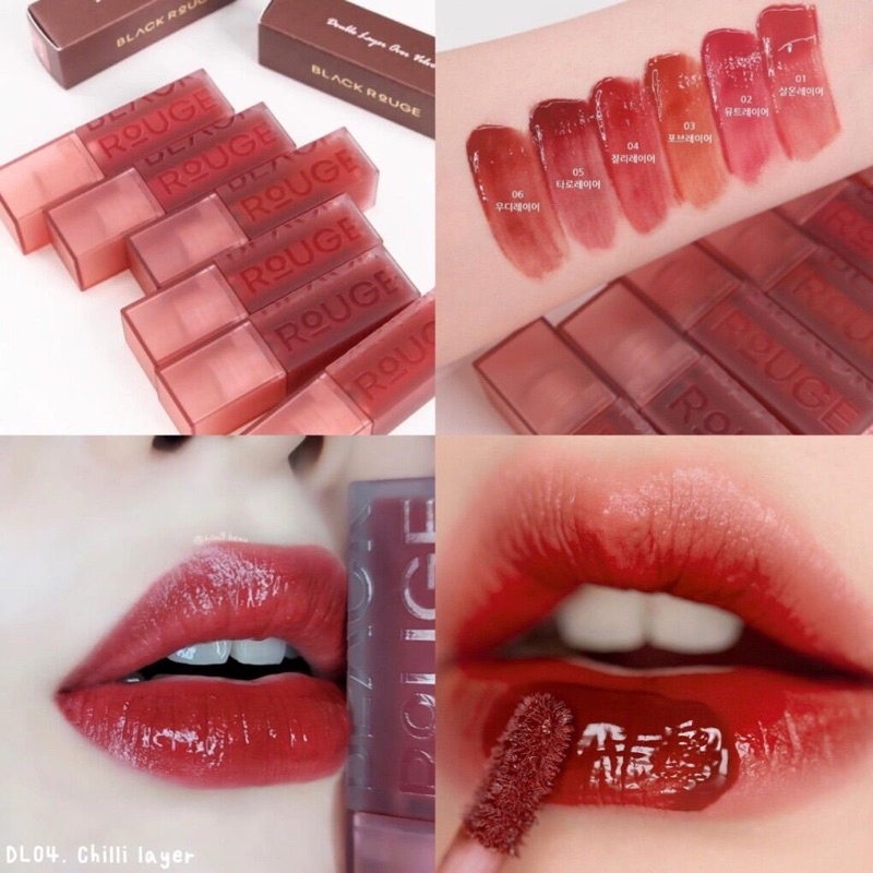 Son Kem Lỳ Black Rouge Double Layer Over Velvet