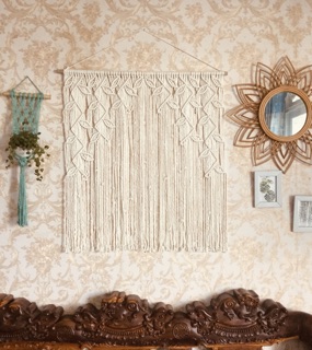 Rèm lá macrame