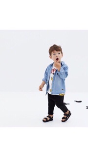 Sơmi bò Zara cho bé trai