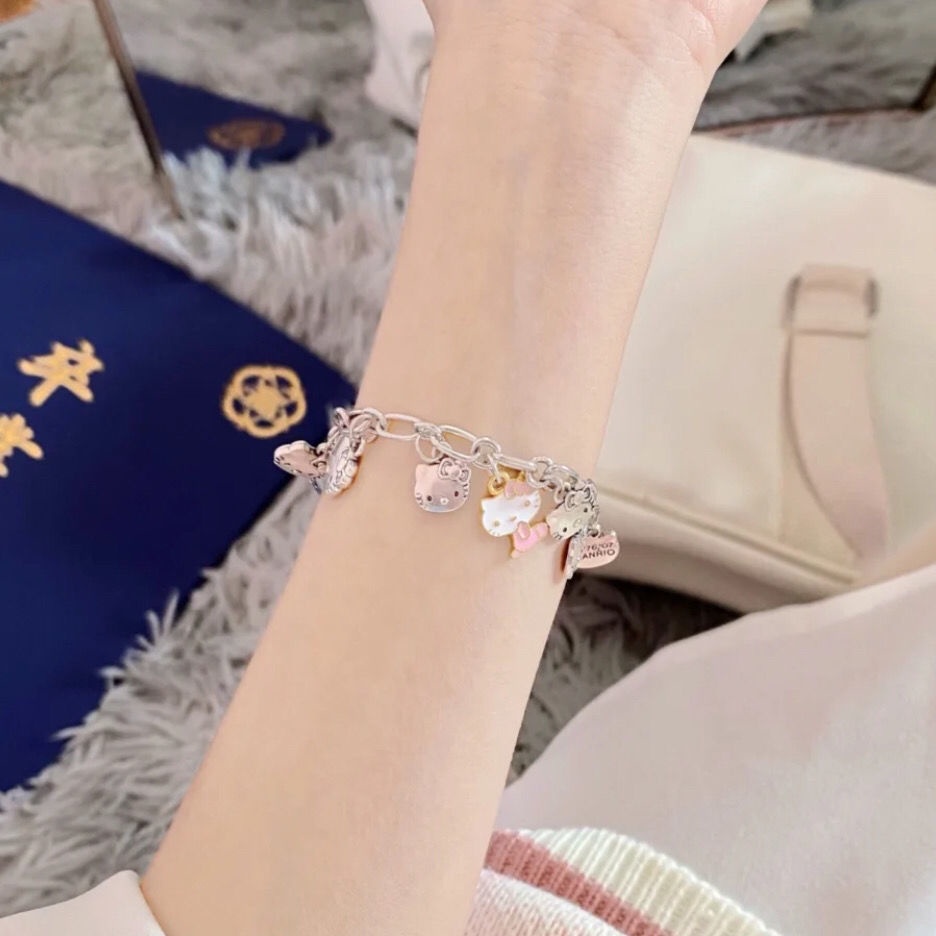 Vòng Tay Đầu Mèo Dễ Thương Cổ Điển