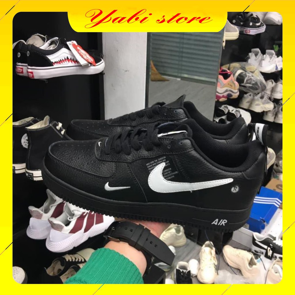 [Free ship ] Giày Sneaker AF1 Đen thấp [FULL HỘP] - Yabi store