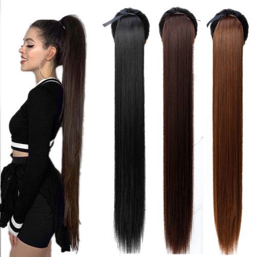 Phần Tóc Đuôi Ngựa Nối Dài 75Cm Làm Từ Sợi Tổng Hợp Thời Trang Cho Nữ