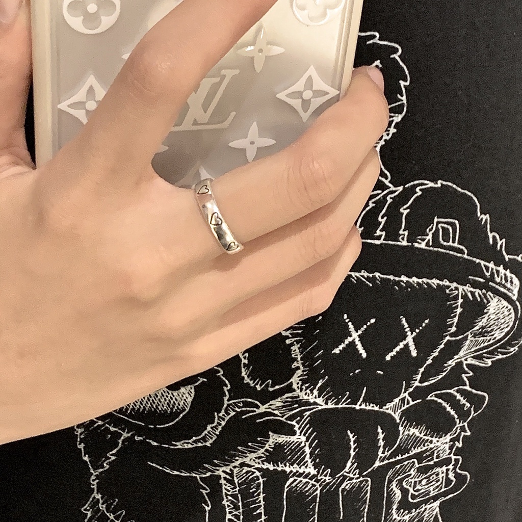 Nhẫn phong cách hiphop thời trang đường phố cá tính