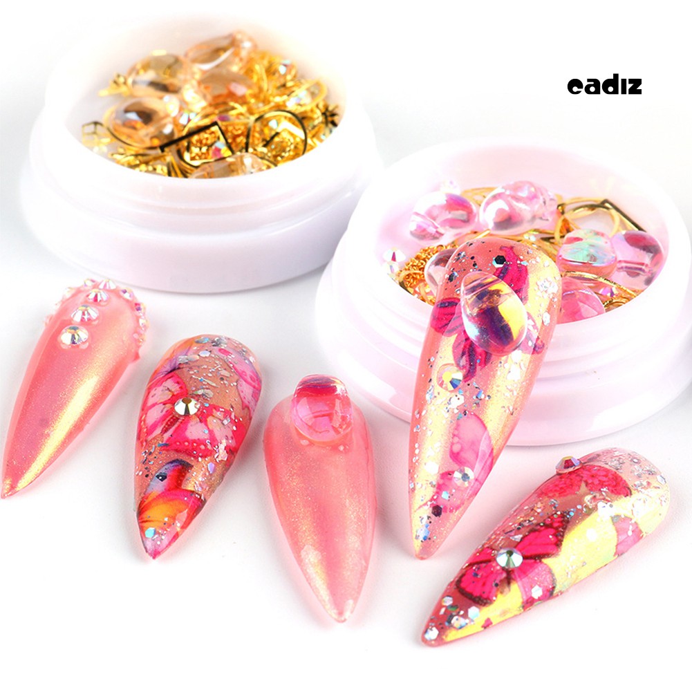 [Hàng mới về] Hộp hình dán trang trí móng tay nghệ thuật dễ thương