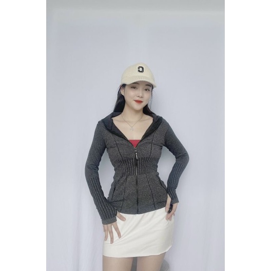[Size M, L, XL]. Áo Khoác Thể Thao Nữ Ôm Body Mẫu Mới Hàng Cao Cấp 2020 [KB21]