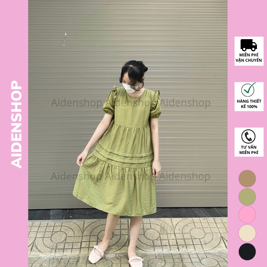 Váy bầu xinh thời trang Aidenshop đầm bầu mùa hè mát đẹp