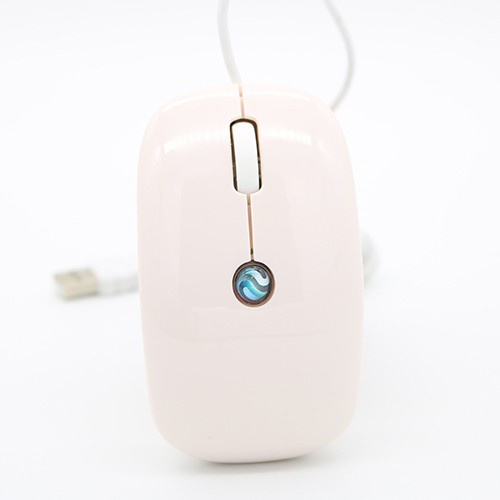 Chuột máy tính có dây Newmen M201,nhỏ gọn,hiệu ứng ánh sáng nền,sơn bóng piano bền đẹp-Hàng Chính Hãng