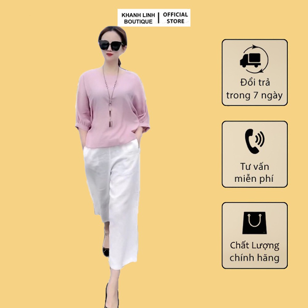 Mẫu bộ nữ mùa hè cao cấp, phong cách thời thượng, hàng bao chất  bao đẹp