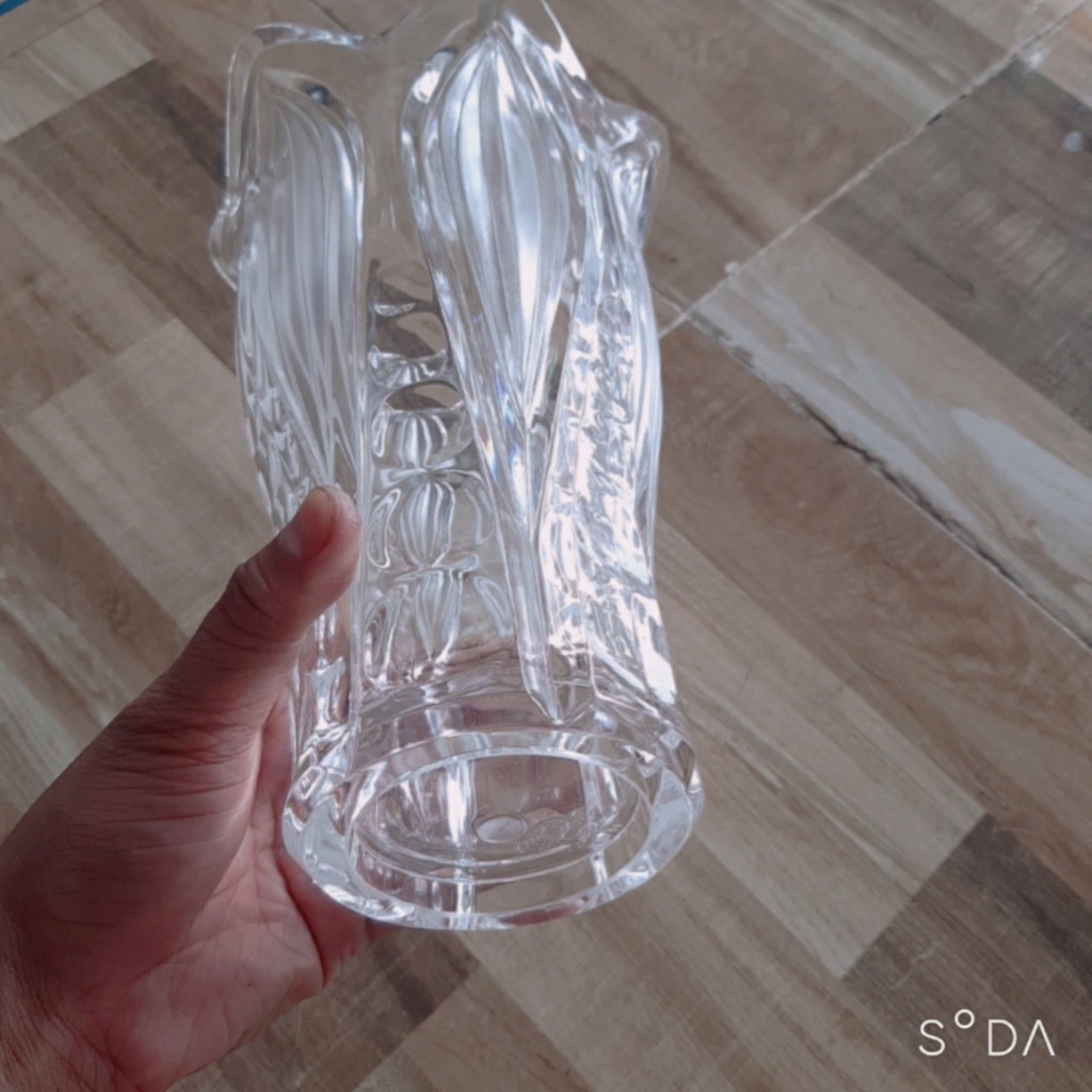 Bình Bông nhựa giả Thủy Tinh Dầy Sang Trong BB11