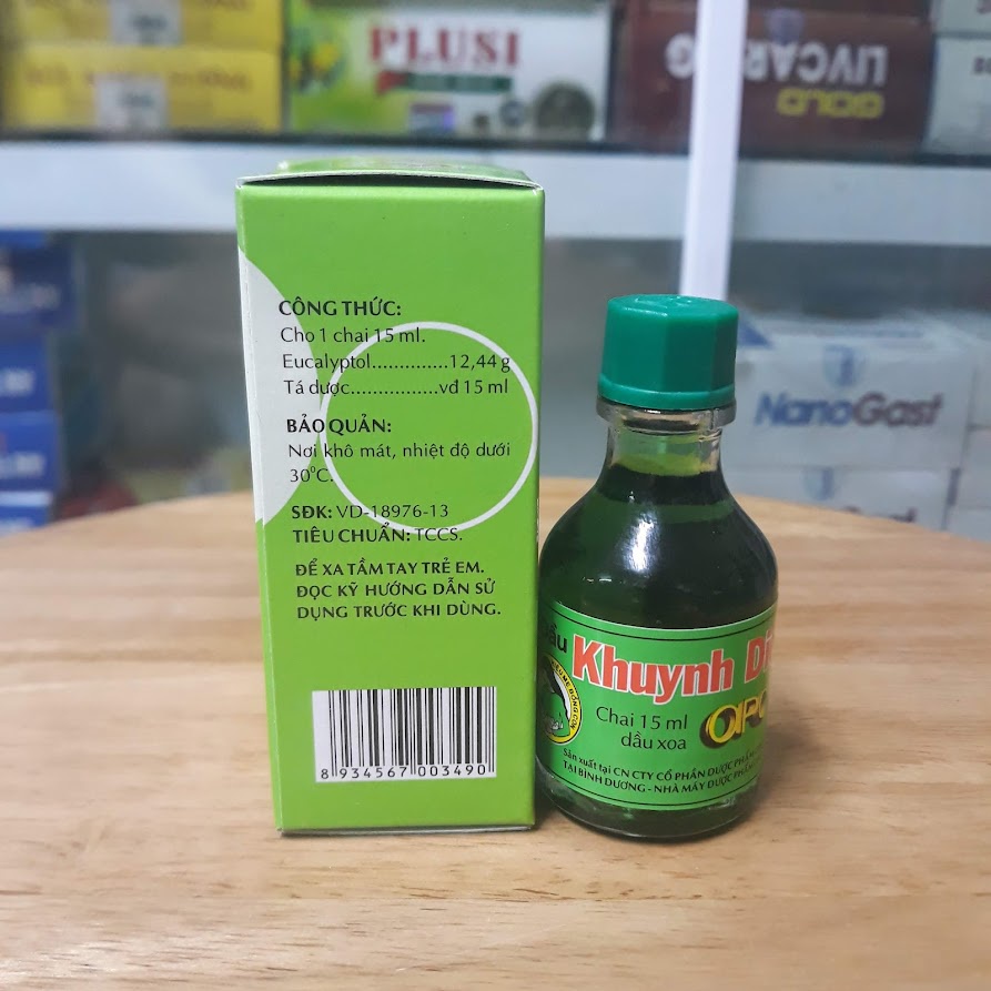 Dầu khuynh diệp OPC chai 15ml - Amipharma