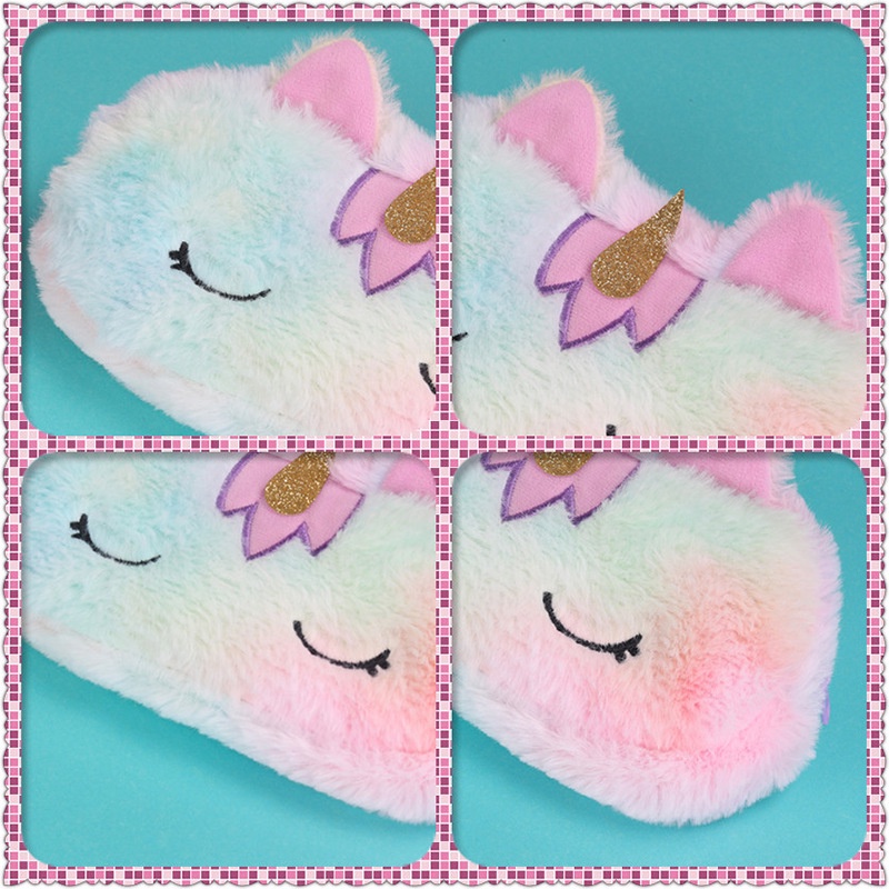 Bóp Viết Lông Nhung Hình Ngựa Một Sừng Dễ Thương Ốp