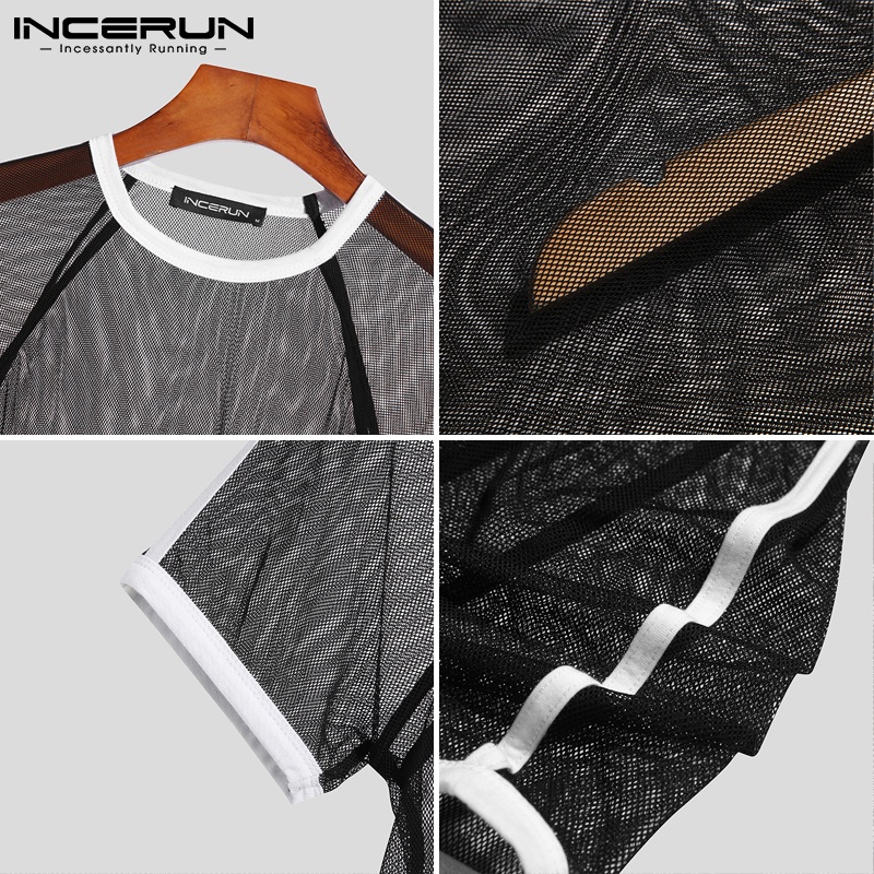 Áo thun Incerun thoáng khí thích hợp cho nam