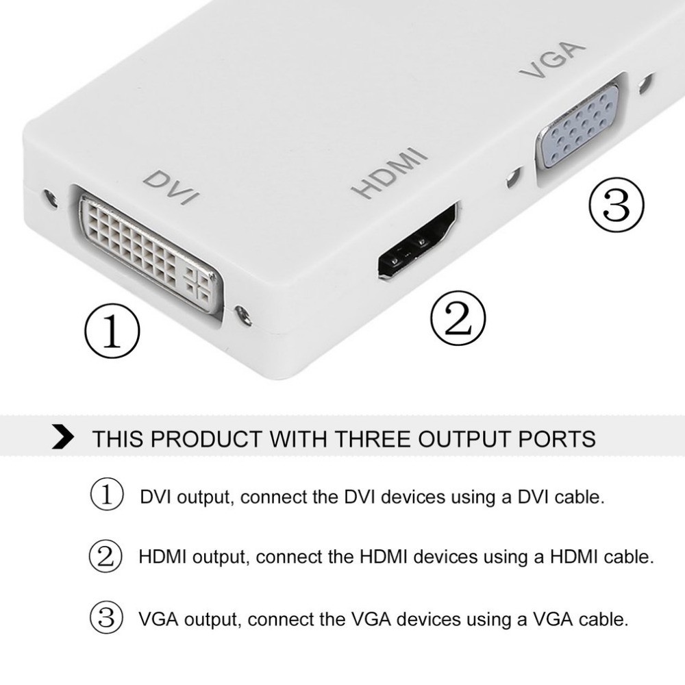 Cáp Chuyển Đổi Dp Sang Hdmi Vga Dvi Cho Macbook Air Imicrosoft Surface Pro