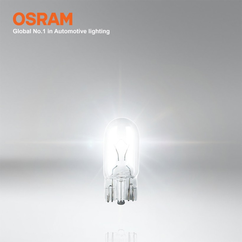 Combo 2 Bóng Đèn Chân Ghim Nhỏ 1 Tim OSRAM Original T10 W5W 24V 5W Nhập Khẩu Chính Hãng