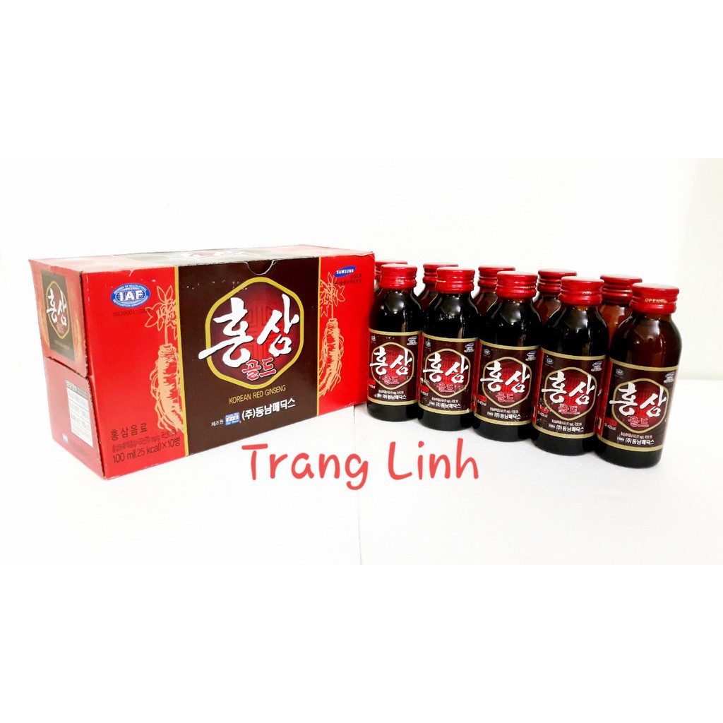 [ Sale Hot ] Nước Hồng Sâm Chính Hãng Hàn Quốc, Hộp 10 chai