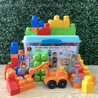 Đồ Chơi Xếp Hình Thông Minh Vijago 70 Chi Tiết