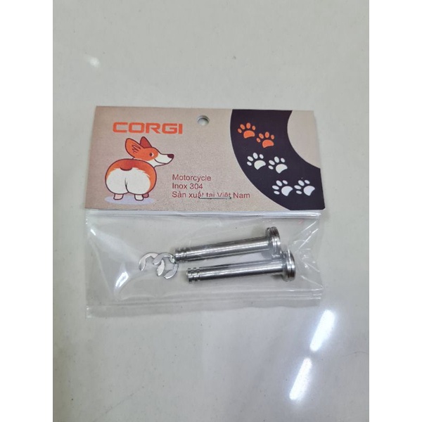 Gác chân nhôm trusty gắn gác chân sau honda _ yamaha
