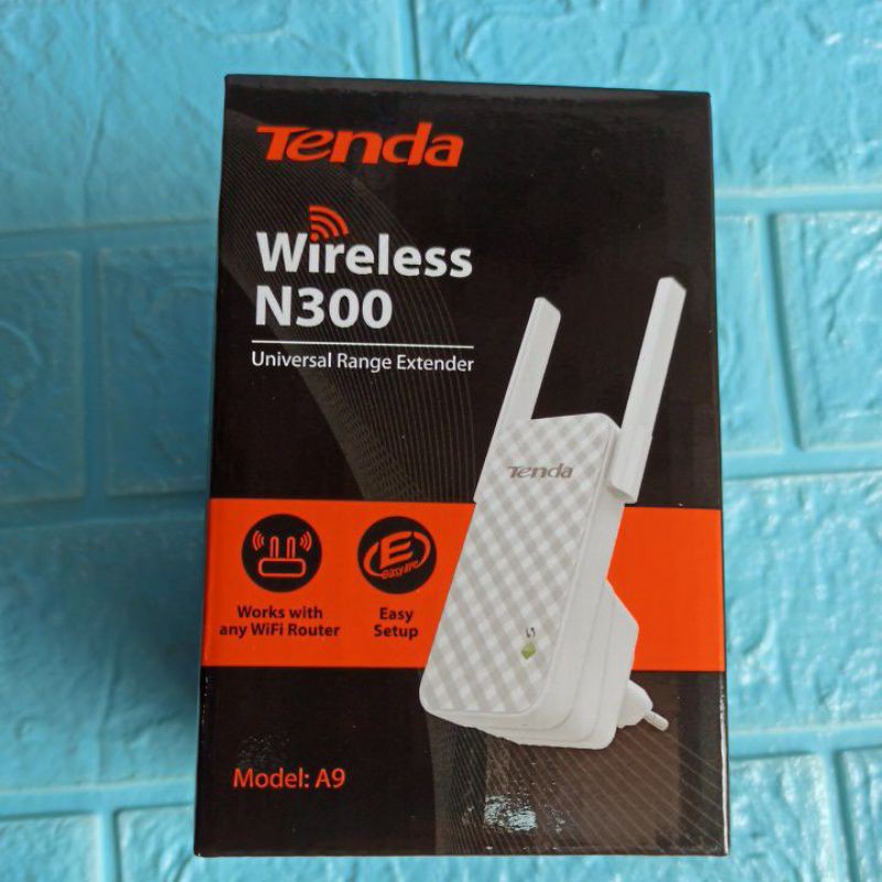 Bộ Mở Rộng Sóng Wifi Tenda A9 Chuẩn N Tốc Độ 300Mbps (Trắng)
