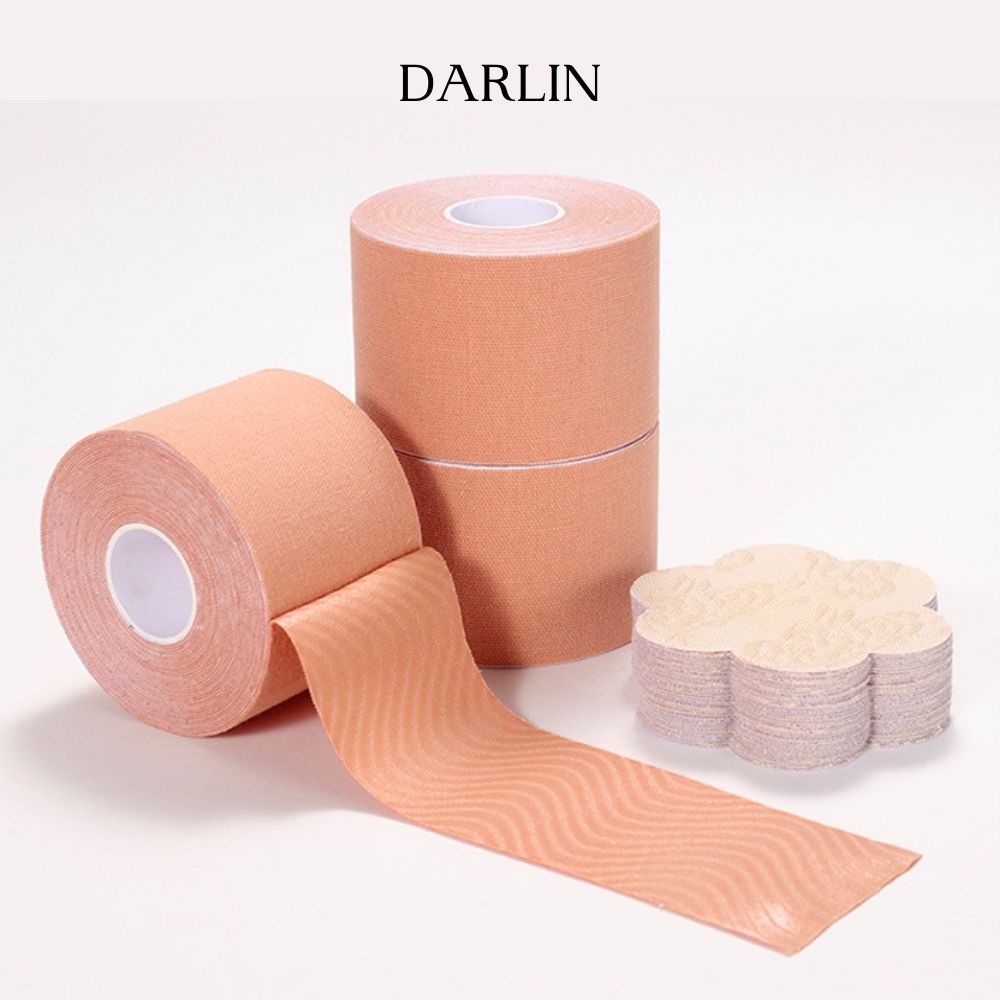 Miếng Băng Dán Nâng Ngực Darlin Siêu Dính Chống Nước Mặc Áo Hở Lưng Váy Xẻ Ngực Sâu Đa Năng Cho Nữ