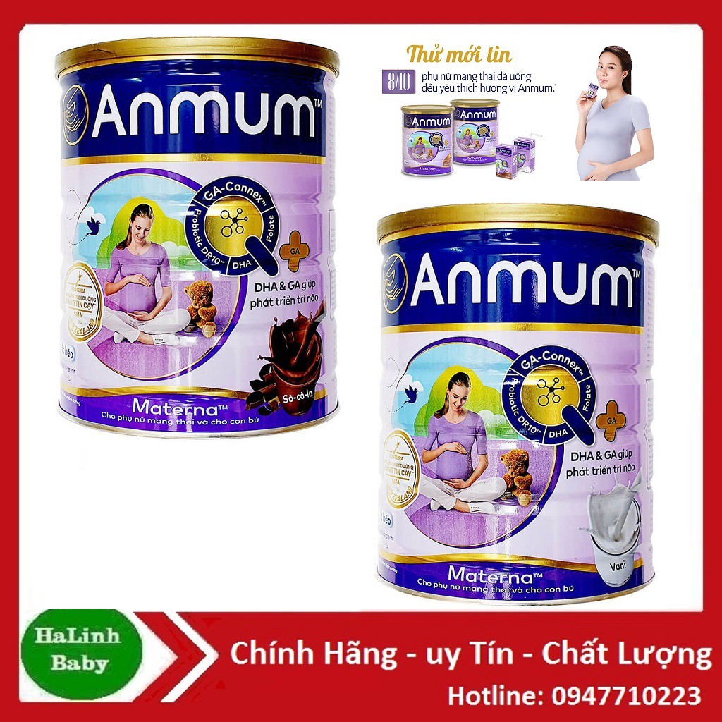 Sữa Anmum Materna Hương Socola - Vani 800g (Date 2023)..