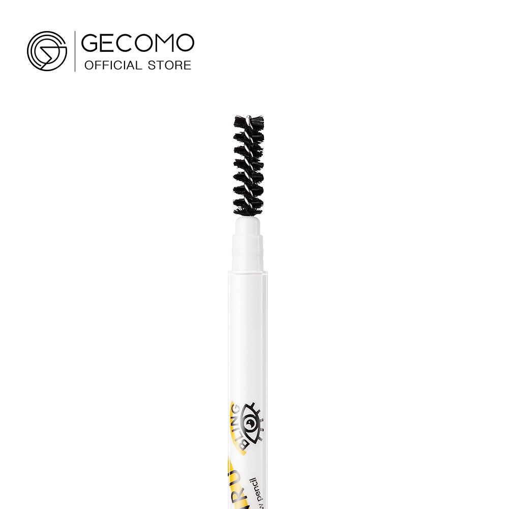 Chì Kẻ Lông Mày Hai Đầu Không Thấm Nước GECOMO 4 Màu Tùy Chọn