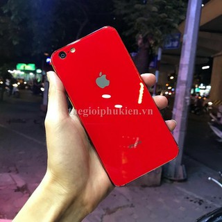 - ốp lưng kính chống sốc viền đồng màu - iphone 6 / 6s